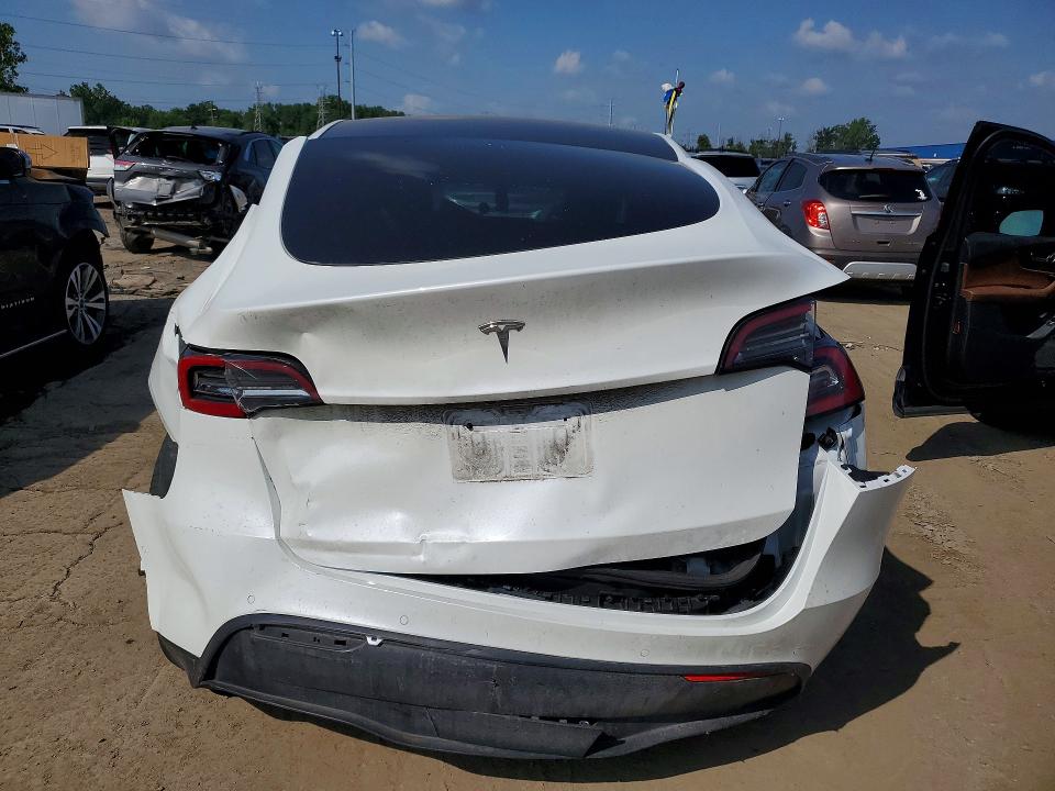 2020 Tesla VIN 5YJYGDEF4LF000723 COPART salvage auction — REAR END, Mi - Certificate Of Title, sold $6,500 on 2026-07-28 (photo 6)