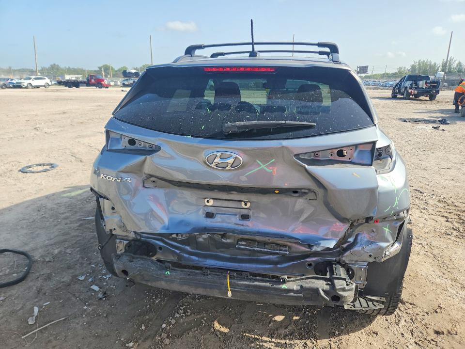 2020 Hyundai Kona VIN KM8K22AA9LU484460 COPART salvage auction — REAR END, Fl - Certificate Of Destruction, sold $550 on 2026-07-28 (photo 6)