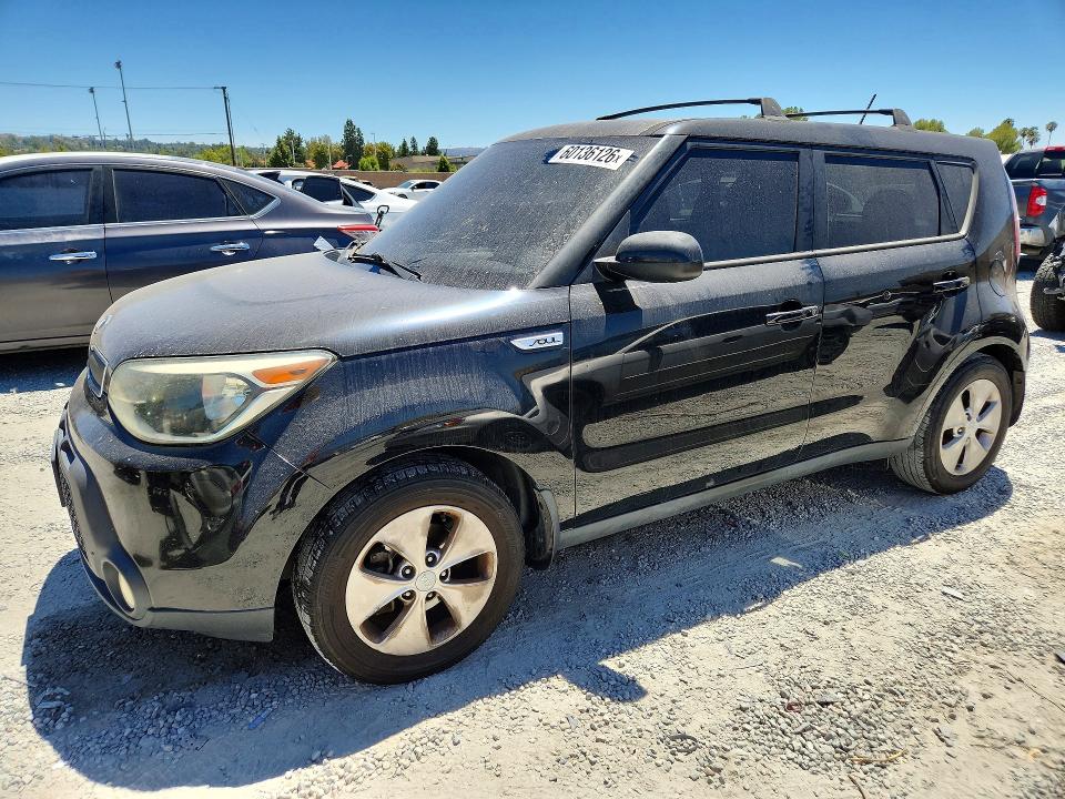 2015 Kia Soul VIN KNDJN2A20F7804753 COPART salvage auction — MECHANICAL, Ca - Dis/Dlr/Exp Only Clean Title, sold $475 on 2026-07-22 (photo 1)