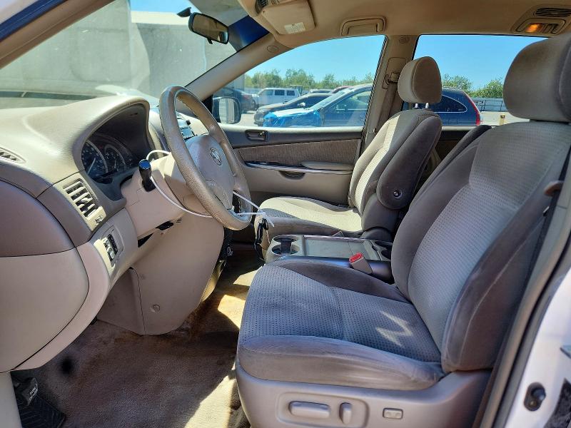 2006 Toyota Sienna VIN 5TDZA23C56S517984 COPART salvage auction — REAR END, Ca - Salvage Certificate, sold $575 on 2026-07-27 (photo 7)