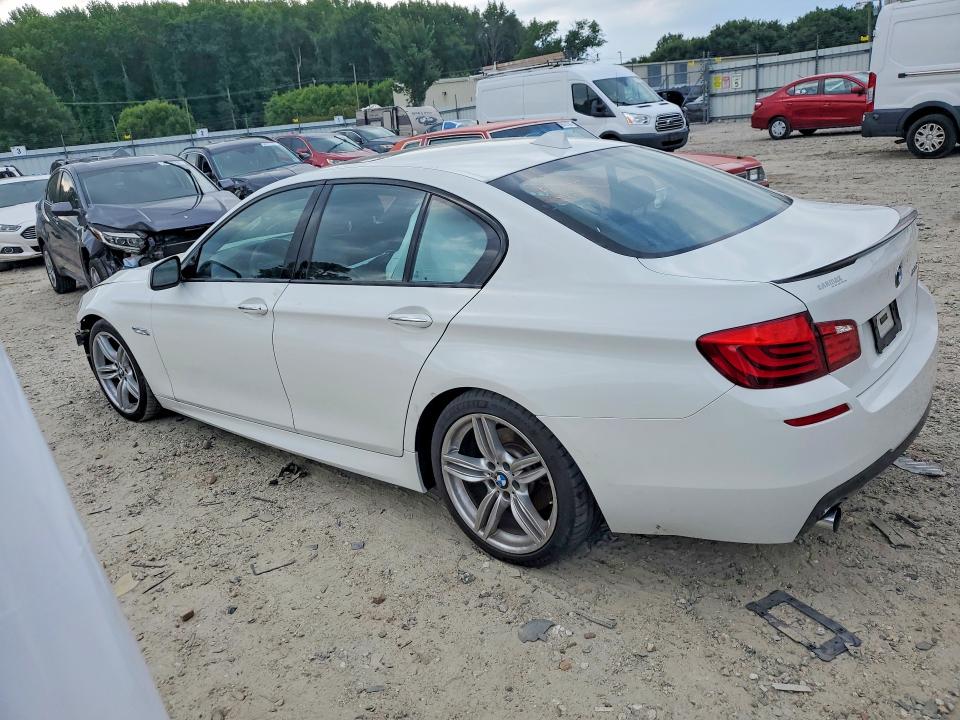 2013 BMW 5 series VIN WBAFR7C59DC817324 COPART salvage auction — FRONT END, Va - Certificate Of Title, sold $525 on 2026-07-28 (photo 2)