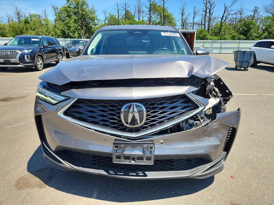 2025 Acura Mdx VIN 5J8YE1H40SL010354 COPART salvage auction — FRONT END, Salvage Title, sold $15,800 on 2026-08-21 (photo 5)