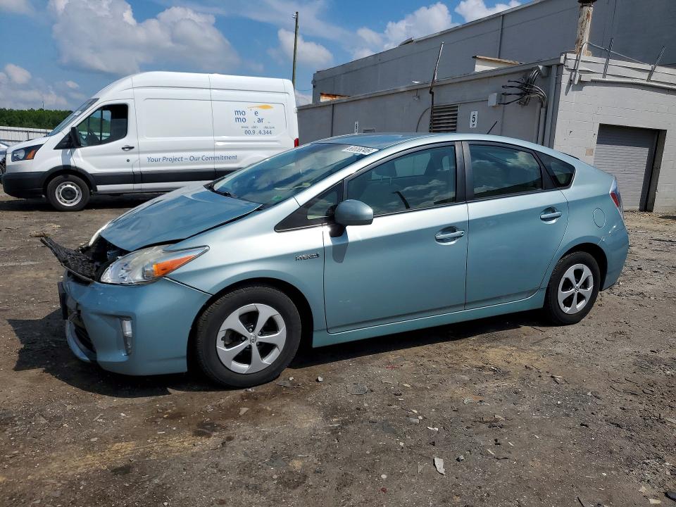 2014 Toyota Prius VIN JTDKN3DU2E1861559 COPART salvage auction — FRONT END, Va - Cert Of Title - Salvage, sold $525 on 2026-07-29 (photo 1)