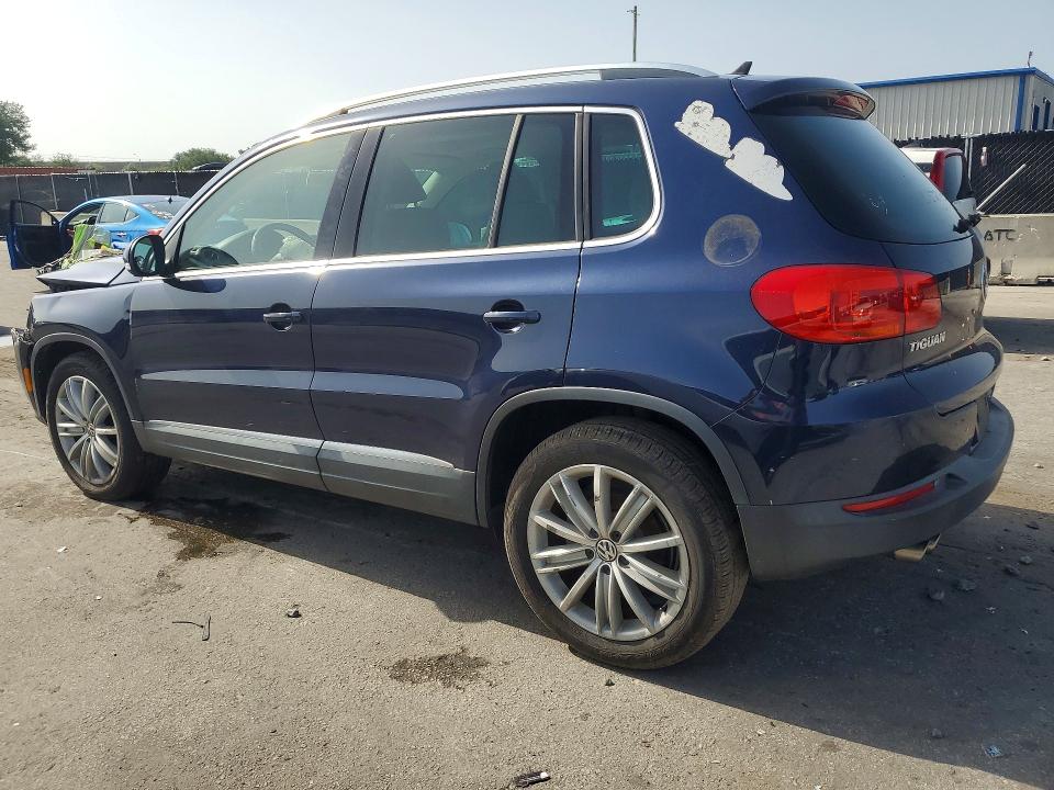 2015 Volkswagen Tiguan VIN WVGAV7AX7FW566054 COPART salvage auction — FRONT END, Fl - Cert Of Title Slvg Rebuildable, sold $650 on 2026-07-16 (photo 2)