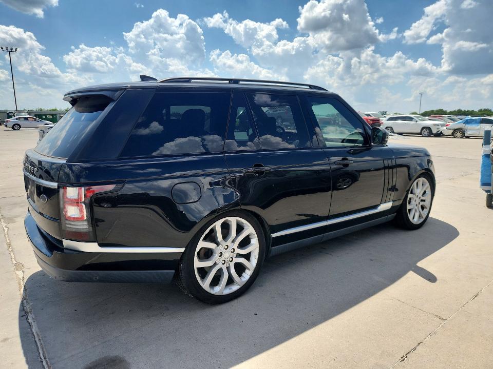 2017 Land rover RANGE ROVER VIN SALGS2FV3HA328499 COPART salvage auction — MECHANICAL, Tx - Certificate Of Title, sold $3,550 on 2026-07-09 (photo 3)
