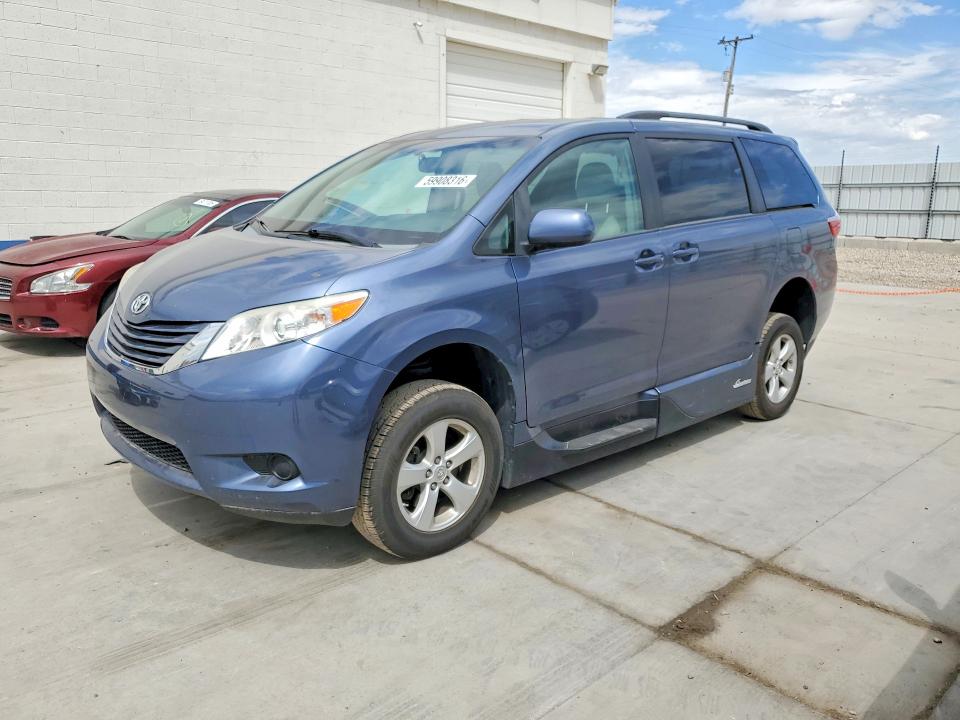 2015 Toyota Sienna VIN 5TDKK3DC6FS582653 COPART salvage auction — NORMAL WEAR, Ut - Certificate Of Title, sold $21,500 on 2026-07-13 (photo 1)