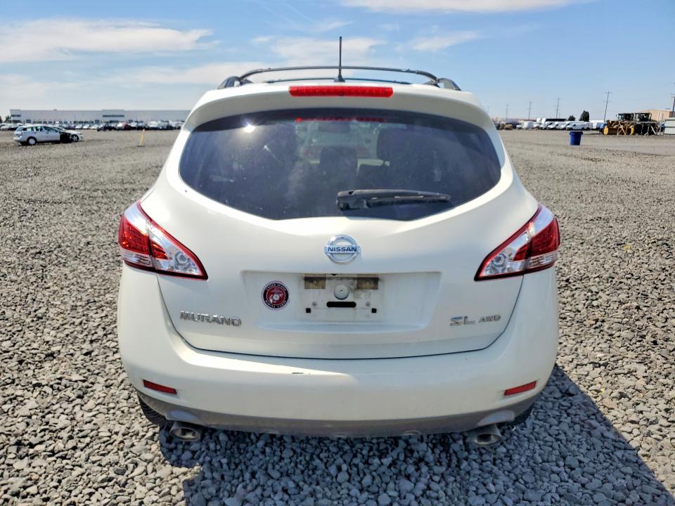 2014 Nissan Murano VIN JN8AZ1MWXEW519516 COPART salvage auction — MINOR DENT/SCRATCHES, Id - Certificate Of Title, sold $300 on 2026-07-29 (photo 6)
