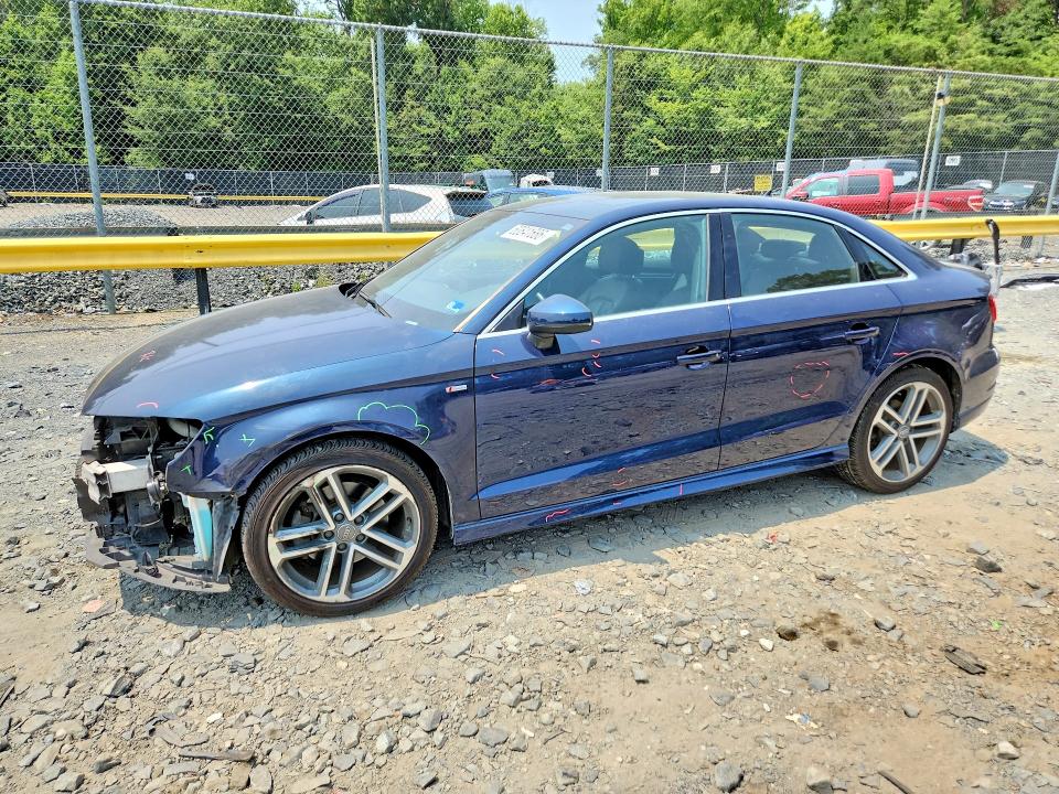 2017 Audi A3 VIN WAUGUGFFXH1040841 COPART salvage auction — FRONT END, Md - Cert Of Salvage > 75% Damage, sold $4,400 on 2026-07-17 (photo 1)