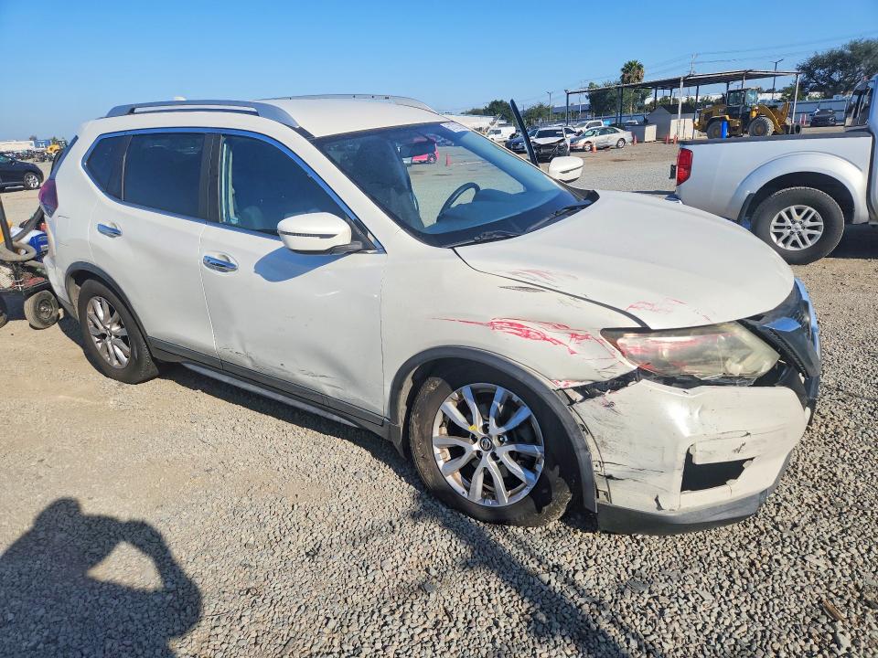 2018 Nissan Rogue VIN KNMAT2MT6JP600008 COPART salvage auction — FRONT END, Ca - Salvage Certificate, sold $1,250 on 2026-07-31 (photo 4)