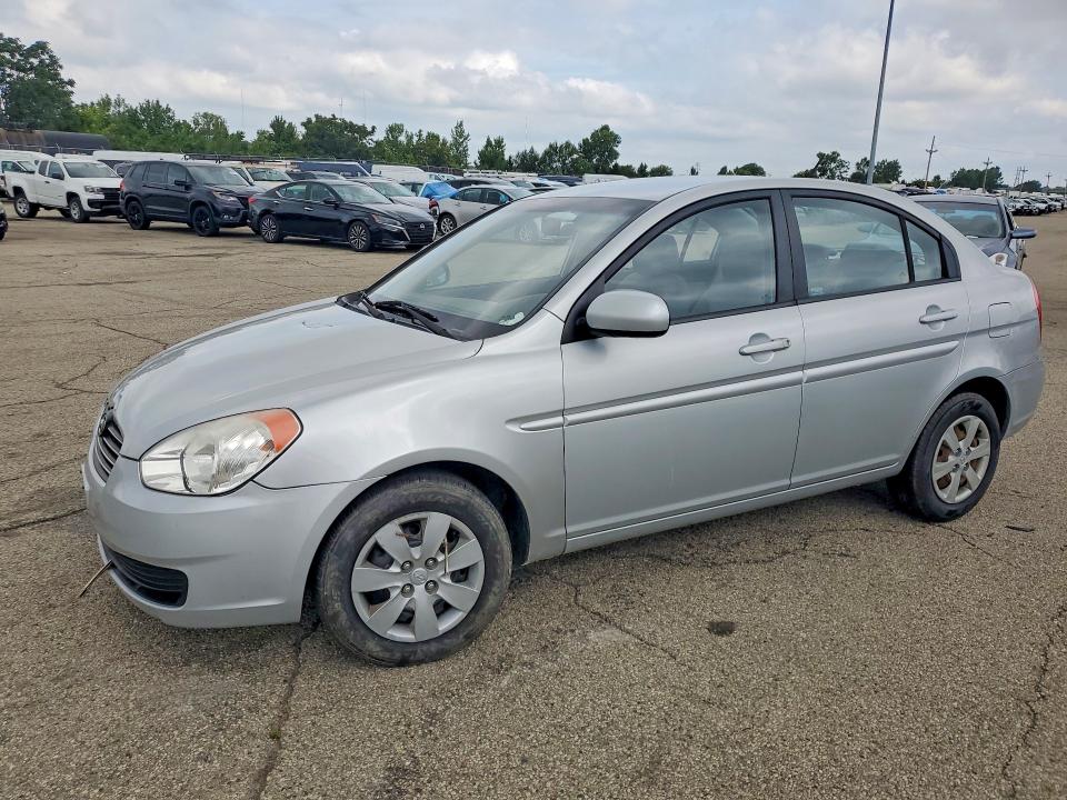 2010 Hyundai Accent VIN KMHCN4AC6AU428708 COPART salvage auction — FRONT END, OH - CERT OF TITLE-SALVAGE, sold $650 on 2026-07-17 (photo 1)