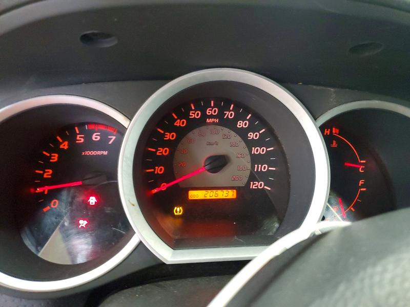 2009 Toyota Tacoma VIN 5TETX22N39Z608119 COPART salvage auction — DAMAGE HISTORY, NC - DEALER ONLY CLEAN TITLE, sold $4,250 on 2026-07-27 (photo 9)