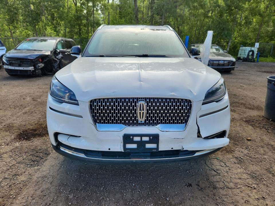 2023 Lincoln Aviator VIN 5LM5J7XC2PGL19597 COPART salvage auction — FRONT END, On - Permit Salvage (P), sold $10,700 on 2026-07-28 (photo 5)