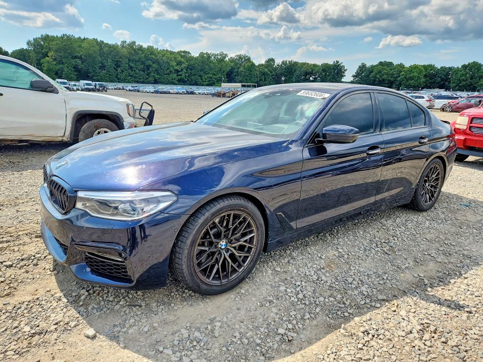 2018 BMW 5er VIN WBAJE5C58JG918580 COPART salvage auction — REAR END, Salvage Title, sold $550 on 2026-07-22 (photo 1)