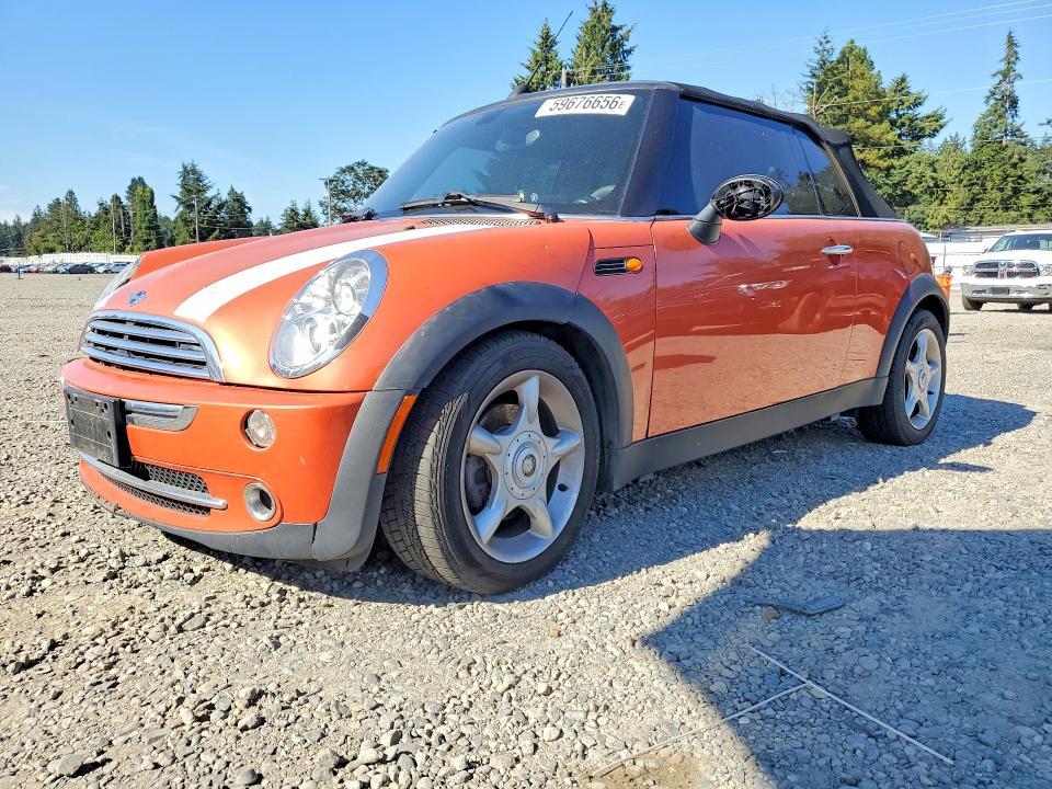2005 Mini Cooper VIN WMWRF33425TG10140 COPART salvage auction — FRONT END, WA - BILL OF SALE, sold $225 on 2026-07-10 (photo 1)