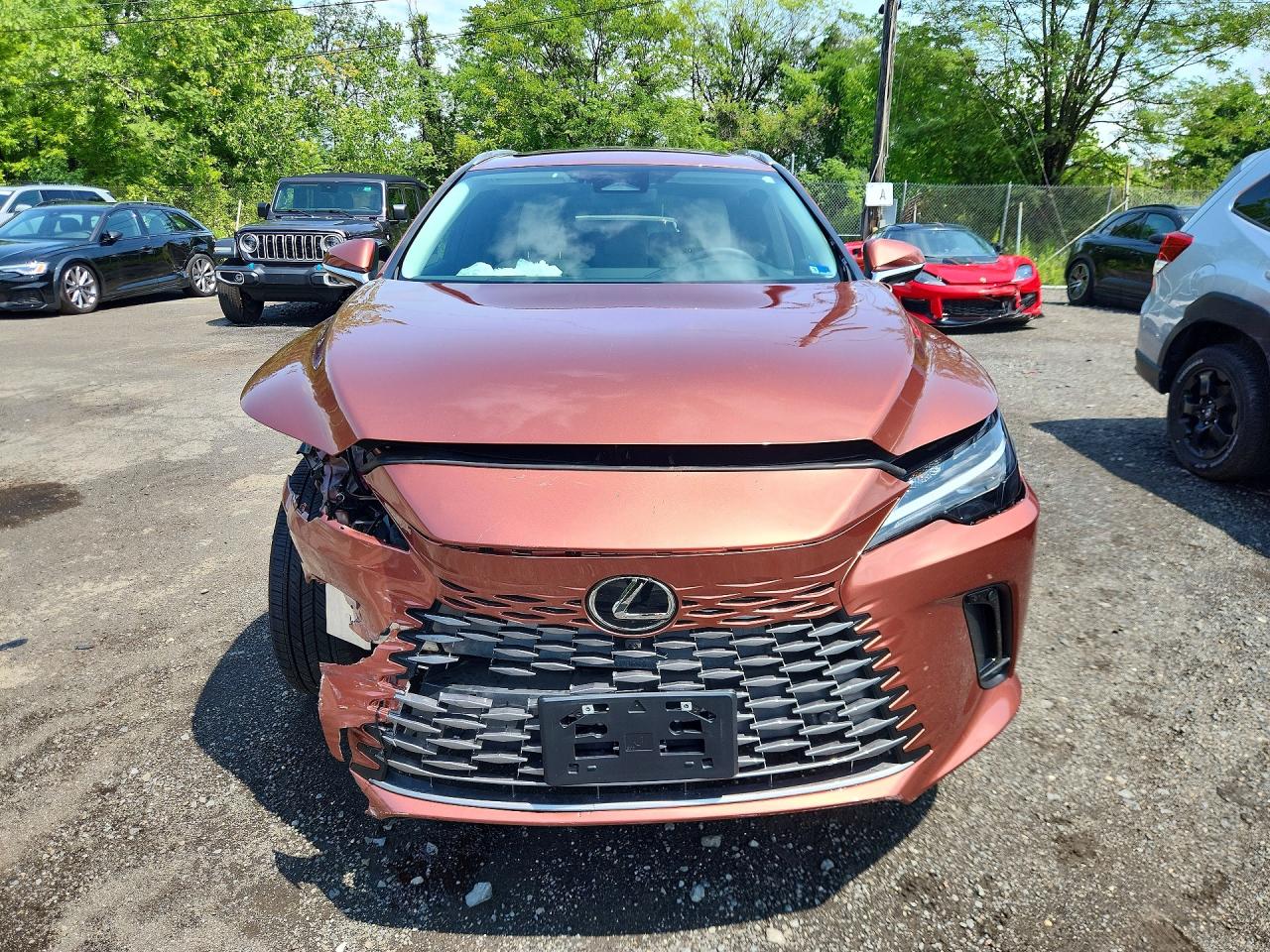 2026 Lexus Rx VIN 2T2BBMCA7TC124075 COPART salvage auction — Front End, Sc - Salvage Title, sold $24,100 on 2026-09-15 (photo 5)