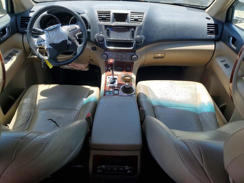 2013 Toyota Highlander VIN 5TDDK3EH7DS217480 COPART salvage auction — FRONT END, Ca - Salvage Certificate, sold $1,600 on 2026-07-28 (photo 8)