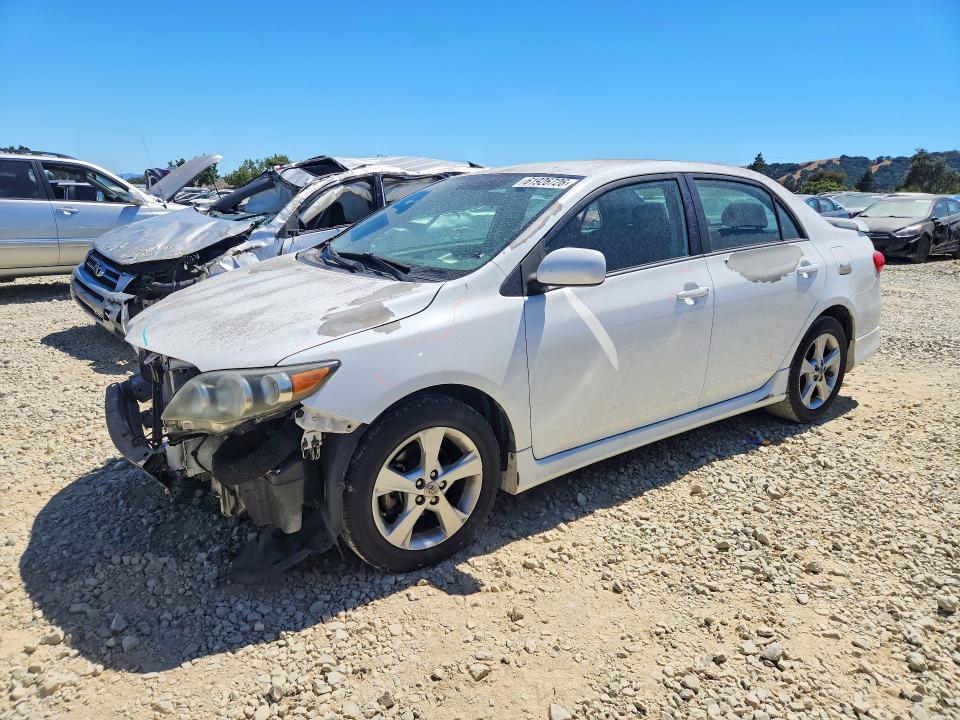 2012 Toyota Corolla VIN 5YFBU4EE0CP012541 COPART salvage auction — FRONT END, CA - SALVAGE CERTIFICATE, sold $60 on 2026-07-28 (photo 1)