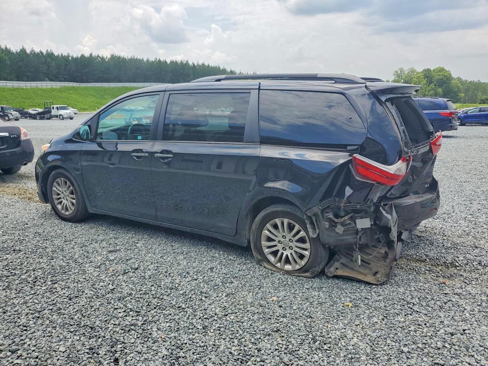 2017 Toyota Sienna VIN 5TDYZ3DC3HS858991 COPART salvage auction — REAR END, NC - SALVAGE CERTIFICATE OF TITLE, sold $275 on 2026-07-30 (photo 2)