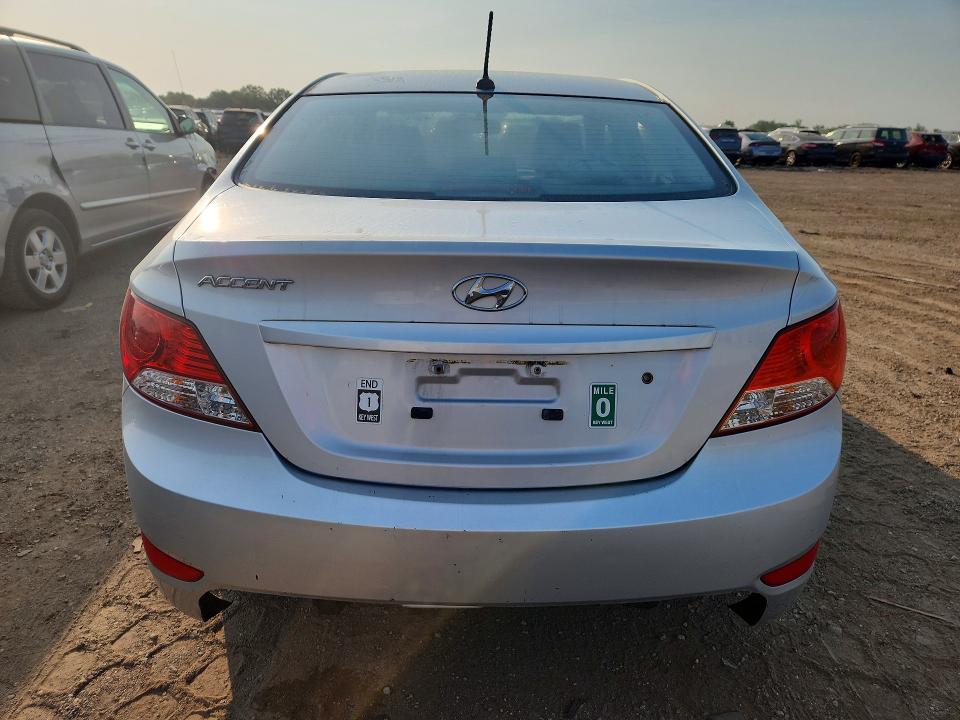 2013 Hyundai Accent VIN KMHCT4AE1DU303448 COPART salvage auction — MECHANICAL, Il - Certificate Of Title (P), sold $500 on 2026-07-28 (photo 6)