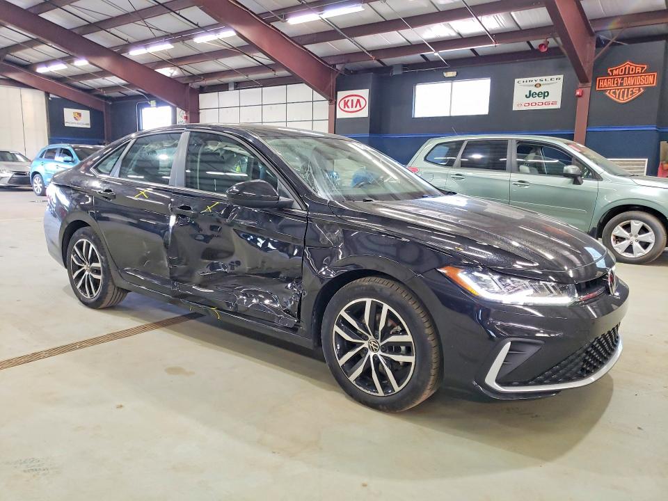 2025 Volkswagen Jetta VIN 3VW7X7BU6SM055441 COPART salvage auction — SIDE, GA - CERTIFICATE OF TITLE (P), sold $8,200 on 2026-07-20 (photo 4)