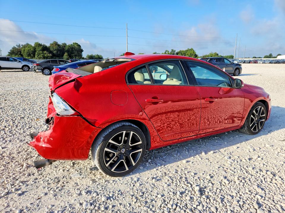 2018 Volvo S60 VIN YV126MFL3J2467090 COPART salvage auction — REAR END, Tx - Salvage Vehicle Title, sold $1,050 on 2026-08-06 (photo 3)