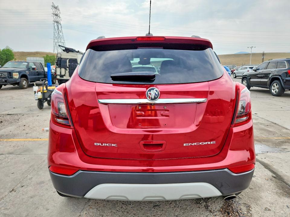 2018 Buick Encore VIN KL4CJASB3JB569424 COPART salvage auction — HAIL, Co - Certificate Of Title, sold $4,000 on 2026-07-22 (photo 6)