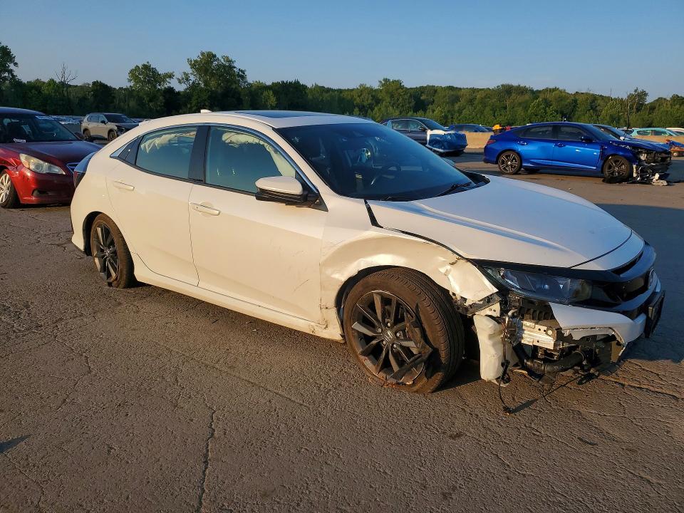 2021 Honda Civic VIN SHHFK7H62MU401030 COPART salvage auction — FRONT END, Ny - Mv-907A Salvage Certificate, sold $3,500 on 2026-07-28 (photo 4)