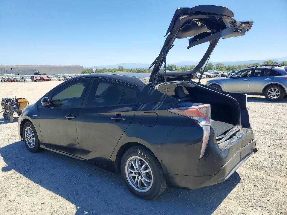 2017 Toyota Prius VIN JTDKBRFU9H3050939 COPART salvage auction — REAR END, Ca - Salvage Certificate, sold $3,550 on 2026-07-24 (photo 2)