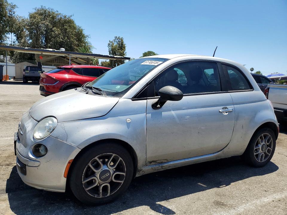 2013 Fiat 500 VIN 3C3CFFAR4DT688707 COPART salvage auction — MINOR DENT/SCRATCHES, CA - DIS/DLR/EXP ONLY CLEAN TITLE, sold $250 on 2026-08-07 (photo 1)