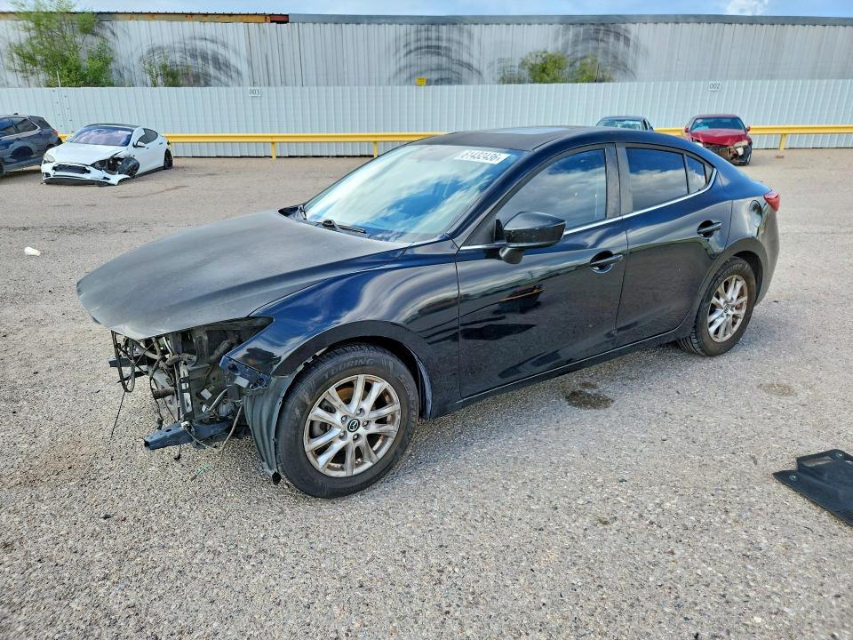 2014 Mazda 3 VIN JM1BM1V7XE1129423 COPART salvage auction — FRONT END, AZ - CERT OF TITLE - SALVAGE, sold $275 on 2026-07-24 (photo 1)