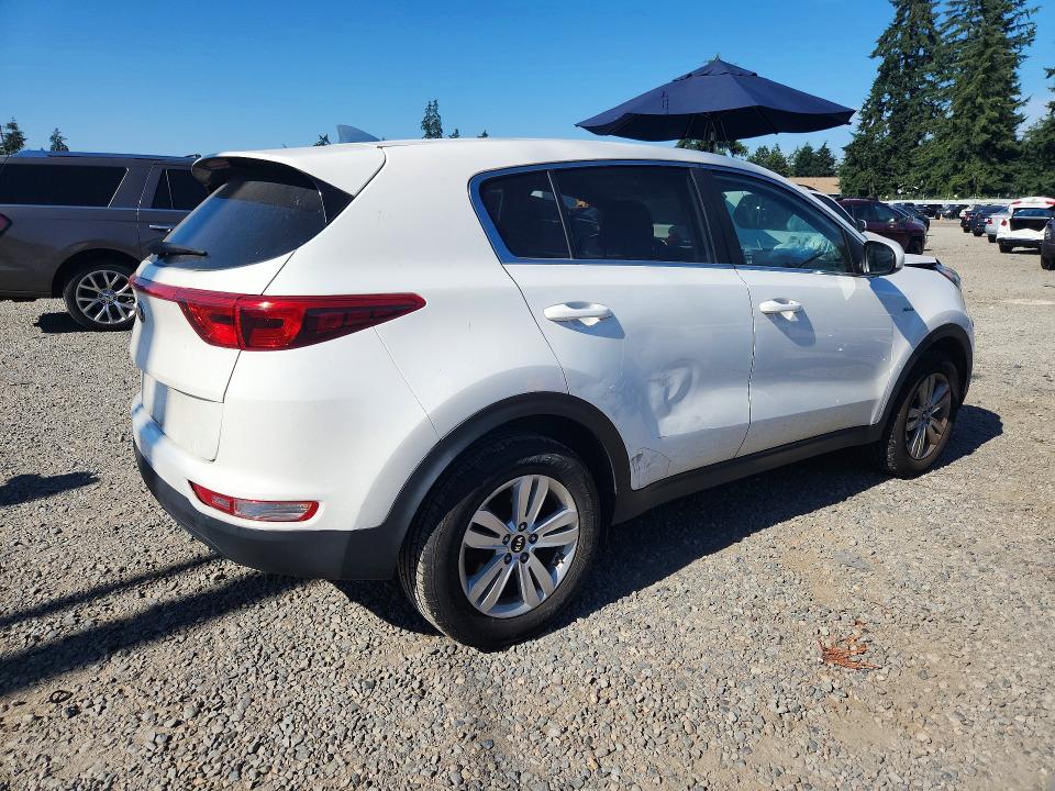 2017 Kia Sportage VIN KNDPMCAC7H7207775 COPART salvage auction — FRONT END, Wa - Bill Of Sale, sold $2,950 on 2026-07-25 (photo 3)