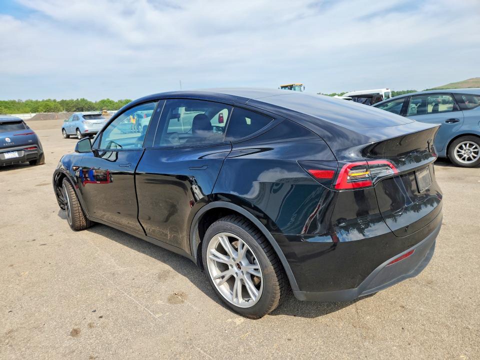 2023 Tesla Model y VIN 7SAYGDEE8PA100580 COPART salvage auction — FRONT END, Ny - Mv-907A Salvage Certificate, sold $10,500 on 2026-07-15 (photo 2)