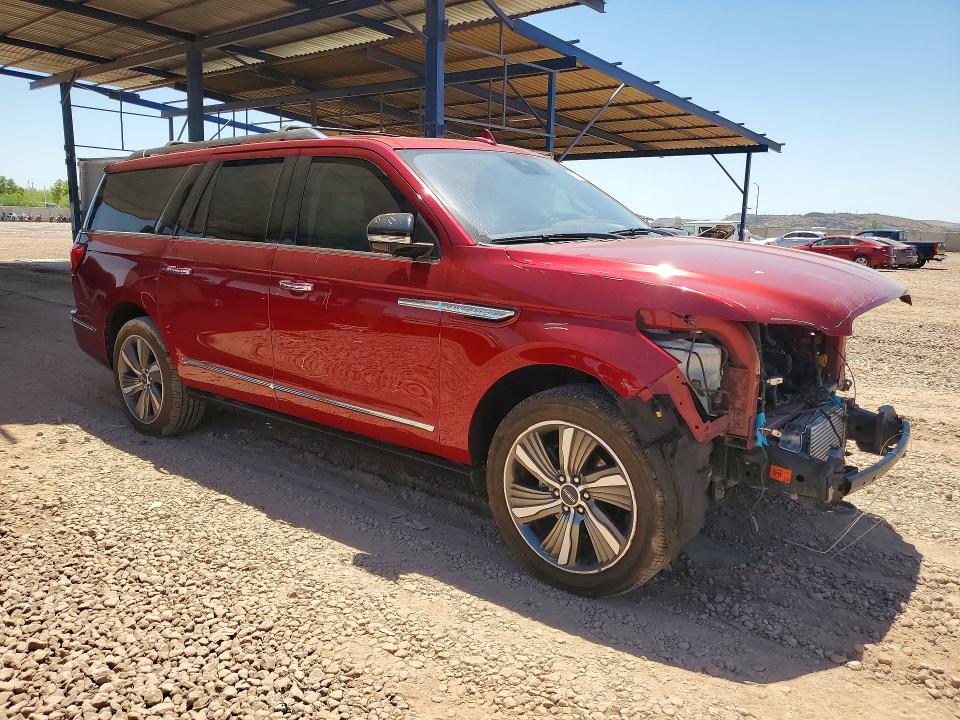 2019 Lincoln Navigator VIN 5LMJJ3LT1KEL22802 COPART salvage auction — FRONT END, Az - Cert Of Title - Salvage, sold $7,600 on 2026-07-16 (photo 4)