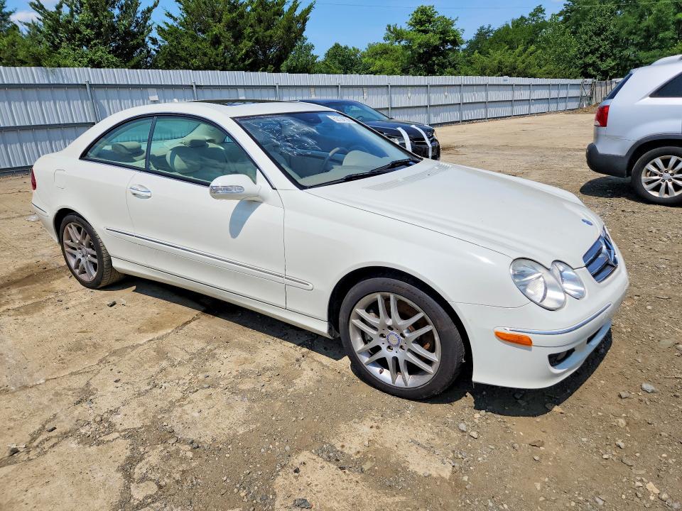 2009 Mercedes-benz Clk-klasse VIN WDBTJ56H39F266464 COPART salvage auction — WATER/FLOOD, Nj - Cert Of Title-Salvage Flood, sold $350 on 2026-08-17 (photo 4)