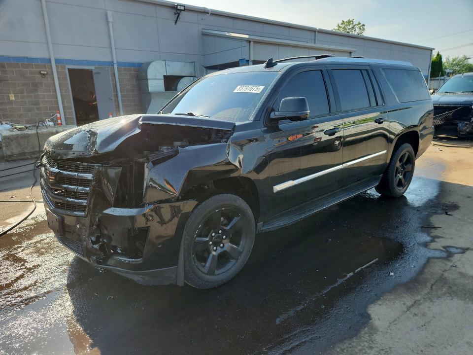 2018 Cadillac Escalade VIN 1GYS4HKJ1JR209160 COPART salvage auction — FRONT END, Ct - Cert Of Title-Salvage, sold $5,500 on 2026-08-29 (photo 1)