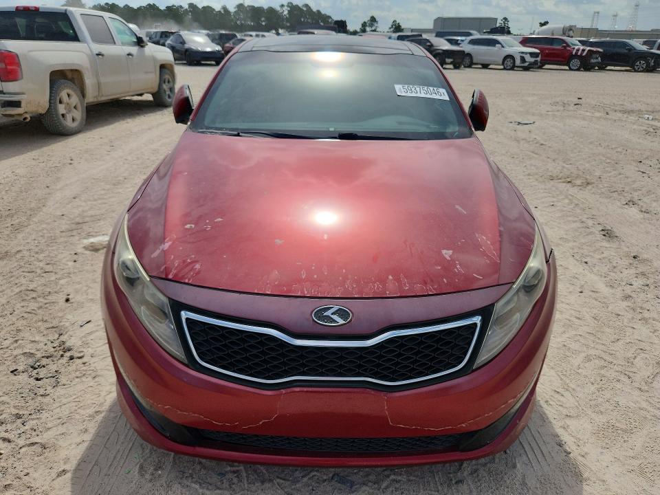 2013 Kia Optima VIN 5XXGR4A6XDG220801 COPART salvage auction — SIDE, Tx - Certificate Of Title, sold $800 on 2026-07-17 (photo 5)