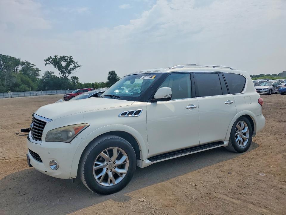 2012 Infiniti Qx56 VIN JN8AZ2NE2C9022130 COPART salvage auction — MINOR DENT/SCRATCHES, IA - CERTIFICATE OF TITLE, sold $2,000 on 2026-07-31 (photo 1)