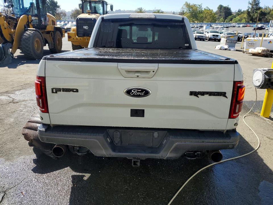 2017 Ford F-150 lightning VIN 1FTFW1RG4HFB32332 COPART salvage auction — MINOR DENT/SCRATCHES, ID - CERTIFICATE OF TITLE, sold $23,000 on 2026-07-24 (photo 6)