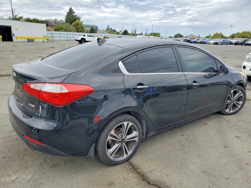 2015 Kia Forte VIN KNAFZ4A89F5338436 COPART salvage auction — VANDALISM, Ca - Salvage Certificate, sold $250 on 2026-07-31 (photo 3)