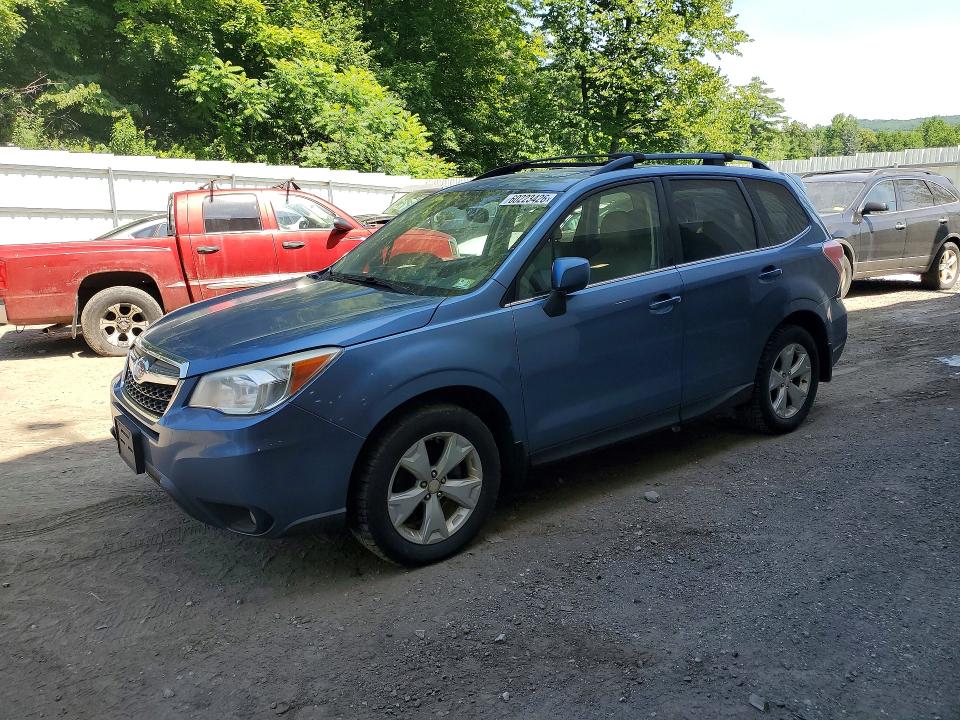 2015 Subaru Forester VIN JF2SJAKCXFH428902 COPART salvage auction — MECHANICAL, Vt - Certificate Of Title, sold $225 on 2026-07-27 (photo 1)