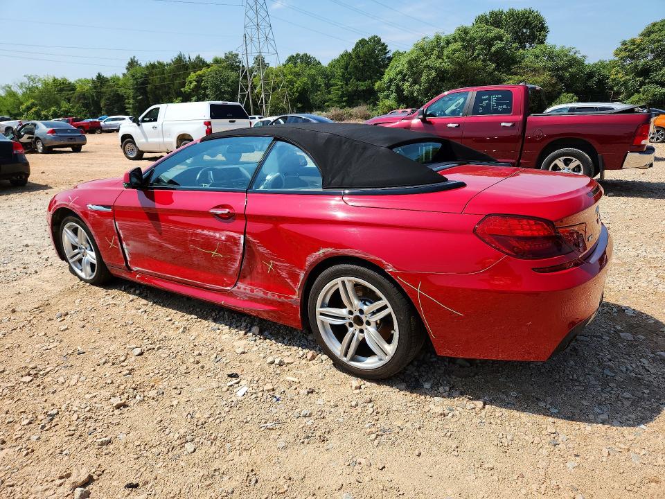 2015 BMW 6 series VIN WBAYP5C58FD873125 COPART salvage auction — SIDE, NC - SALVAGE CERTIFICATE OF TITLE, sold $2,150 on 2026-07-27 (photo 2)
