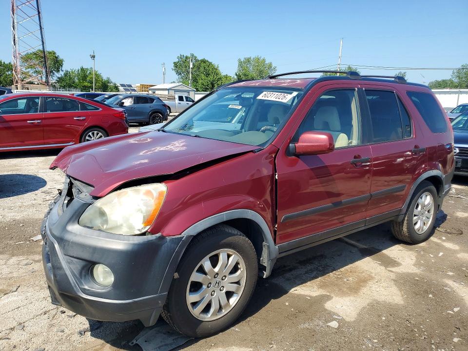 2006 Honda Cr-v VIN JHLRD78866C063466 COPART salvage auction — FRONT END, In - Cert Of Title-Salvage Title, sold $400 on 2026-07-27 (photo 1)