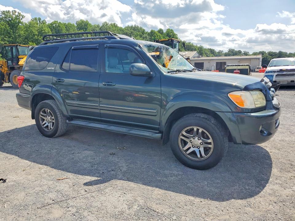 2006 Toyota Sequoia VIN 5TDBT48A56S272621 COPART salvage auction — WATER/FLOOD, PA - CERT OF SALVAGE-W=FLOOD VEH, sold $175 on 2026-07-30 (photo 4)