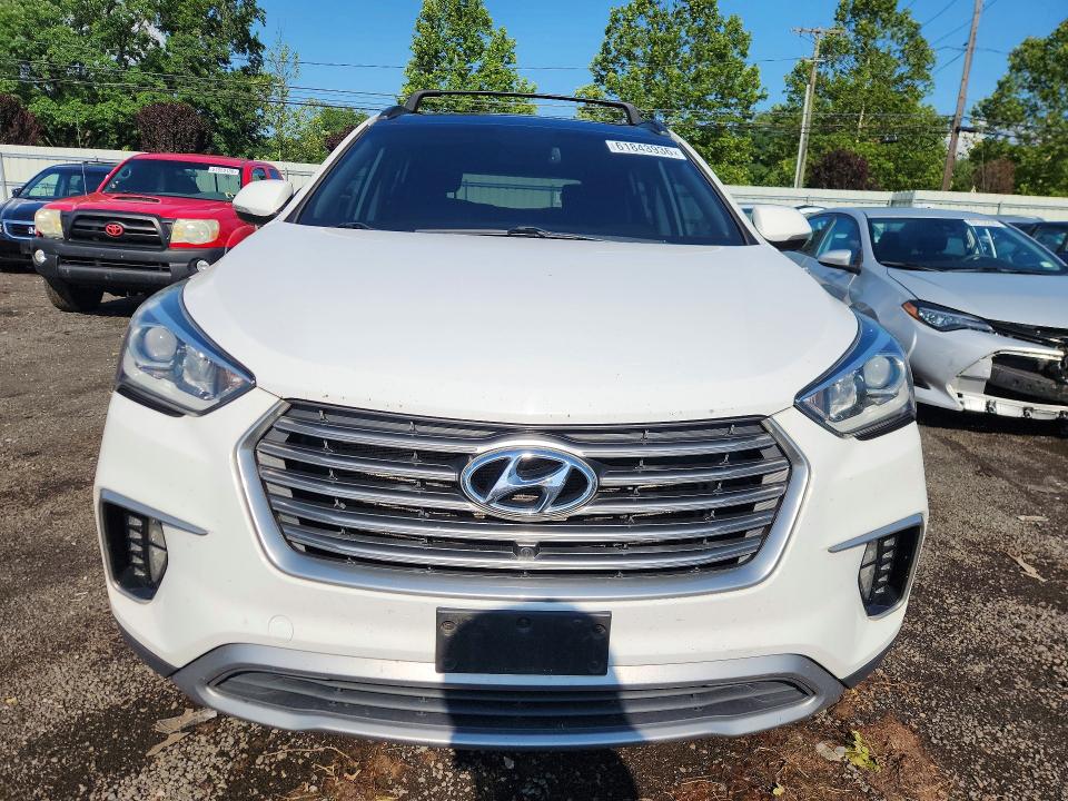 2017 Hyundai Santa fe VIN KM8SRDHF0HU215134 COPART salvage auction — REAR END, Ct - Cert Of Title-Salvage, sold $3,050 on 2026-07-31 (photo 5)