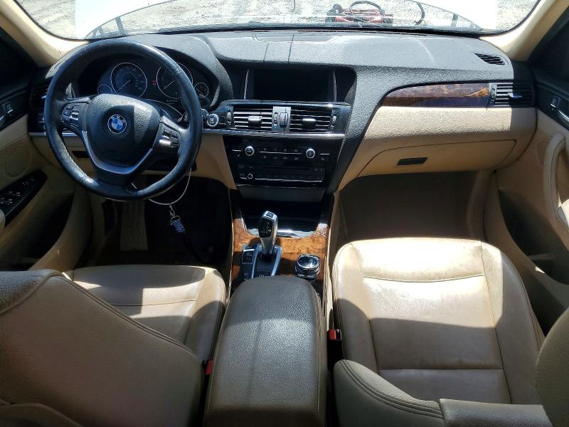 2015 BMW X3 VIN 5UXWY3C59F0E95689 COPART salvage auction — FRONT END, Ca - Dis/Dlr/Exp Only Clean Title, sold $3,000 on 2026-07-23 (photo 8)