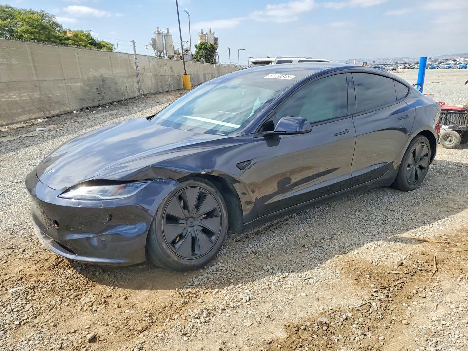2024 Tesla Model 3 VIN 5YJ3E1EA4RF824247 — COPART salvage auction photo
