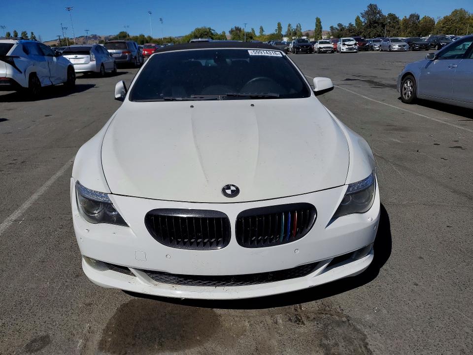 2010 BMW 6 series VIN WBAEB5C51AC225982 COPART salvage auction — MECHANICAL, CA - DIS/DLR/EXP ONLY CLEAN TITLE, sold $1,350 on 2026-07-10 (photo 5)