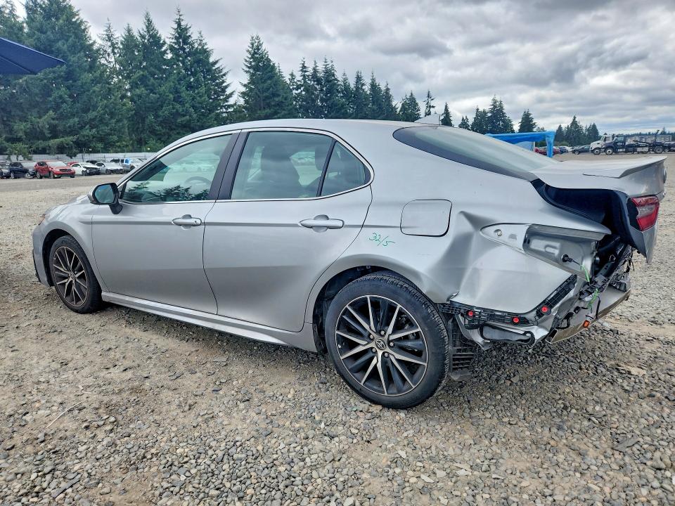 2021 Toyota Camry VIN 4T1T11BK8MU023583 COPART salvage auction — REAR END, WA - BILL OF SALE, sold $7,300 on 2026-07-28 (photo 2)
