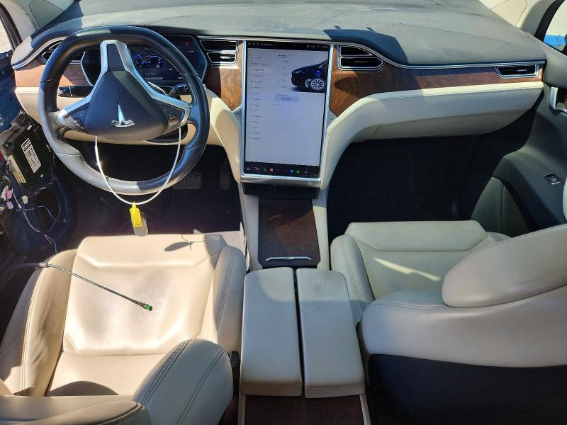 2017 Tesla Model x VIN 5YJXCBE25HF068805 COPART salvage auction — FRONT END, Ca - Salvage Certificate, sold $550 on 2026-07-21 (photo 8)