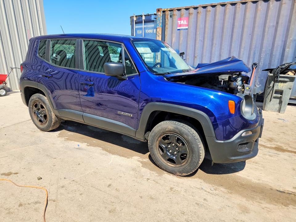 2017 Jeep Renegade VIN ZACCJBAB1HPE76849 COPART salvage auction — FRONT END, WI - JUNKED VEHICLE BILL OF SALE, sold $425 on 2026-08-03 (photo 4)